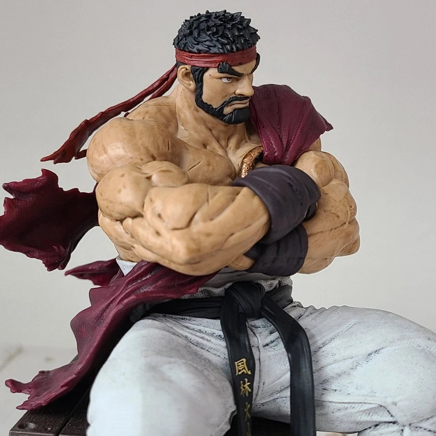 14cm Street Fighter 6 Anime Spielfigur Ryu Actionfigur Noodle Stopper Ryu Figur Raumdekorationen PVC Sammlung Modell Spielzeug