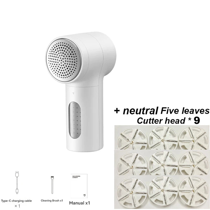 Xiaomi Mijia Fusselrasierer 2 Tragbarer elektrischer Fusselentferner Wiederaufladbarer Kleider-Sweater-Rasierer 180 Minuten Laufzeit
