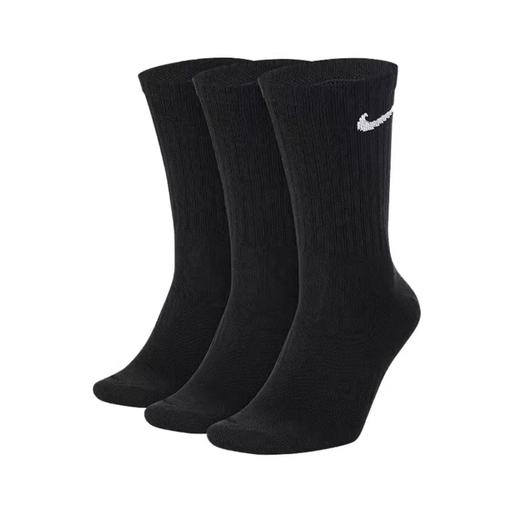 Nike Logo Athletic Hohe Socken Training Wadenhohe Socken Unisex Style Kombipack Weiß SX7676-100