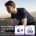 Lenovo LE302 Wireless Bluetooth 6.0 Headset Long Battery Life Sports Ear Clip Earphones HIFI Stereo Noise Cancelling Headphones