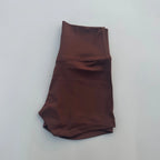 Sexy einfarbige Damen-Fitness-Sportshorts, hohe Taille, athletische Yoga-Shorts, Bein-Radfahren, umfassendes Training, Jogging, Squat-Proof