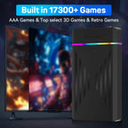 3TB Tragbare Gaming-HDD LaunchBox/Retrobat/Playnite Retro-Spielekonsole mit über 17300 AAA-/3D-/Retro-Spielen für PS4/PS3/PS2/Switch/Wii