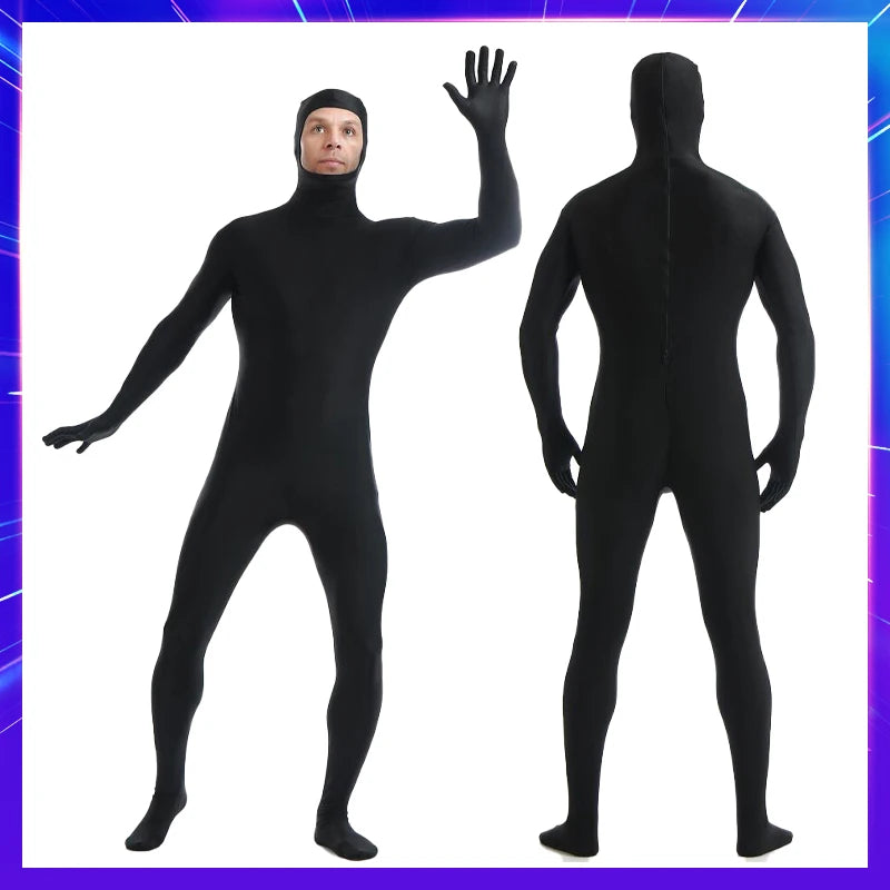 Neuer Kinder- und Erwachsenen-Zentai-Ganzkörperanzug, zweite Haut, eng anliegend, Spandex-Nylon-Bodysuit, Neuheit, Herren, Damen, Tanz-Jumpsuit, Cosplay-Kostüme