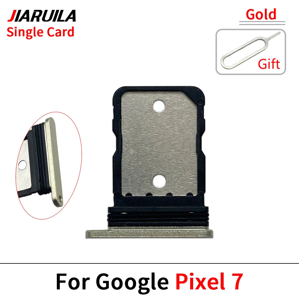 SIM-Kartenhalter für Google Pixel 7 7A 7 Pro SIM Single Kartenfach Halterung Schublade Handyhalter Adapter Fach Chip Slot Schublade Ersatzteile