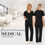 Niaahinn Scrubs Uniforms Sets Großhandel Medizinische Kasacks Stretch-Anzug Gesundheitswesen Pflegeuniform Unisex OP-Kasacks Damen Herren