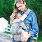 Egobaby Omni Breeze Baby Carrier All Carry Positions Breathable Mesh with Enhanced Lumbar Support & Airflow (7-45 Lb)