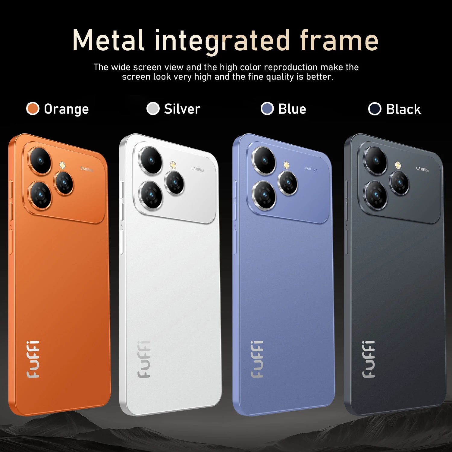 FUFFI Global Vision i17 Pro Max Smartphone Android 8GB RAM 256GB ROM 6,56 Zoll Telefon 720x1612HD 24+48MP 5G Netzwerk Mobiltelefone Zweitbild