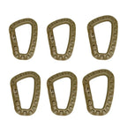 1/2/3/4/6pcs Taktischer Karabiner Karabinerhaken Karabiner Clip Kunststoff Kadett Wandern Camping