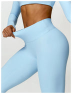 Neue Sommer High Waist Sport Leggings Damen Stretch Gymnastikhose Damen Lauf-Workout-Leggings Weibliche weiche Strumpfhose Push Up Yoga Hose