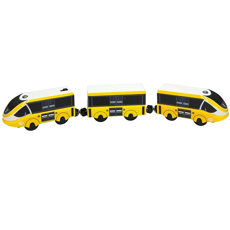 Lokomotive Magnetische Auto Elektrische Eisenbahn Spielzeug Passt Alle Marken Biro Holz Diecast Slot Eisenbahn Schienenbahn Lernspielzeug Für Kinder