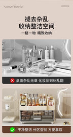 Desktop cosmetics storage box, makeup box, high-end dressing table, skincare product sorting box, dressing table storage rack