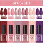 LILYCUTE Nagelgel-Politur-Set, Rosa Grün, Frühling, DIY-Nagelkunst-Design, lang anhaltend, Soak Off UV Gel, Maniküre, Malgel, Vernis-Kit