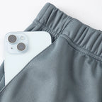 2-Piece Men's Summer Quick drying Sports Suit Loose And Breathable Short Sleeved T-shirt Running And Fitness Black Pocket Shorts
