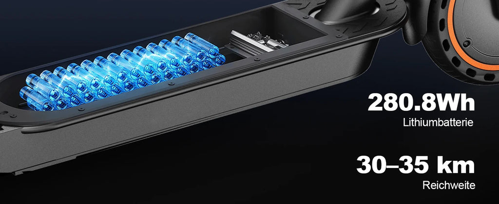 Todimart T3 ABE Elektroroller für Erwachsene, 36V 7.8AH, Spitzenleistung 500W, 25-35KM, 8,5-Zoll-Wabenreifen, Urbaner Elektroroller