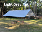 Campingplane Wasserdichtes Zelt Touristenmarkise Schatten Gartenüberdachung Strandsonnenschutz Outdoor Ultraleichter Sonnenschutz Wandern Rucksackreisen