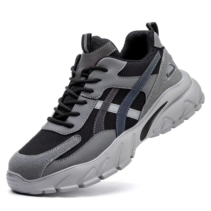 Herren-Sicherheitsschuhe, durchtrittsichere Arbeits-Sneaker, leichte Arbeitsschuhe, Herren-Stahlkappenschuhe, Sicherheitsstiefel, unverwüstliche Schuhe