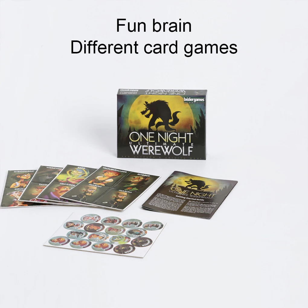 Brettspiele One Night Ultimate Werewolf Spielkarte Daybreak Vampir Alien Bonusrollen Party Zuhause Spielkarten Papierspielkarte