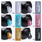 LILYCUTE 15ml Verlängerungsgel-Nagellack-Set Quick Nail Prolong mit Verlängerungsform-Nagelspitzen Acryl-Lösung Maniküre-Werkzeug-Kit