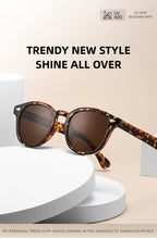 O-Q CLUB Retro Runde Herrensonnenbrille Damen Sonnenbrille Frau UV400 Lunette Zonnebril Dames Polarisierte Gläser Mann Brille Vintage