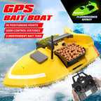 Modernes GPS-Futterboot mit 3 Köderbehältern, 12000mAh kabelloses Futterboot mit automatischer Rückkehrfunktion, verschiedene Stile