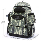Bassdash Angeltasche Köderrucksack Leicht Taktisch Köderbox Multifunktional