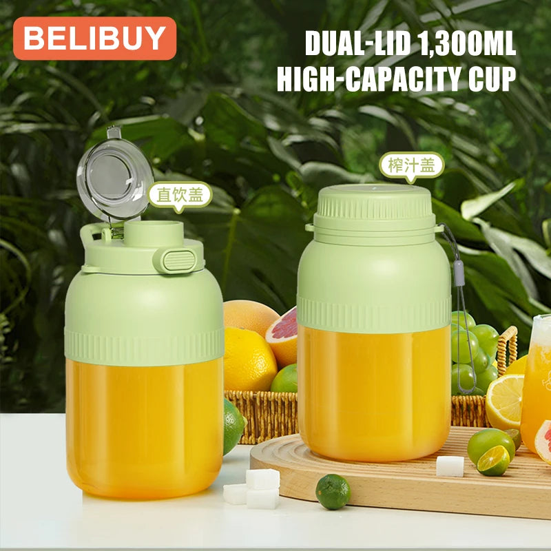 500/1300ML Elektrischer Entsafter Becher 6 Klingen Mixer Milchshake Maschine USB Tragbarer Fruchtmilch Mischwerkzeug Mini Frischsaft Mixer