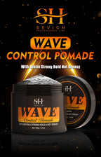 Deep Wave Control Pomade 360 Biotin Sport Starker Halt Wellen Haargel mit Bürste Wellenhaaröl Shampoo Spülung Stylingpflege