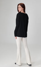 Atmungsaktives langärmliges Yoga-Cover-up, leichtes, schnell trocknendes Lauftop für Damen, lockere Passform, schlicht, Sport, Fitness, Outdoor, Freizeit