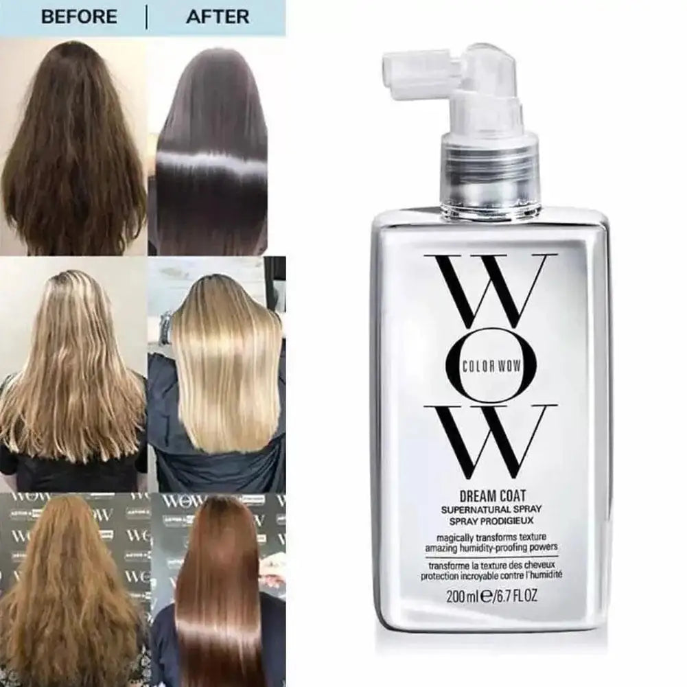 WOW Anti-Feuchtigkeits-Haarspray Für extrem krauses Haar Glättendes Shampoo Glanz-Glättungs-Conditioner Feuchtigkeitsspendende Haarpflege