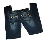 Low Waist Diamond Stickerei Slim Fit Harajuku Style Denim Jeans Trendige Streetwear für Hot Girls Cross-Border Mode