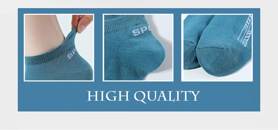 5 Paar kurze Baumwollsocken für Herren, hochwertige, tief geschnittene Crew-Socken für Damen, Knöchelsocken für Sport, atmungsaktives Mesh für den Sommer, lässige, weiche Herrensocken