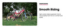 Hiland 26 Zoll Damen Mountainbike, 18-Gang mit Federgabel, doppelten mechanischen Scheibenbremsen, Aluminiumrahmen MTB