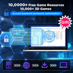 3760+ 3D/AAA Spiele für PS4/PS3/PS2/Switch/WII/WIIU/N64/DC Etc. Tragbare 500GB Launchbox Externe Gaming-Festplatte für Windows PC