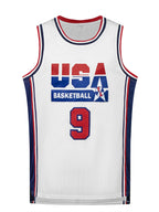 Herren besticktes #9 Basketball-Trikot, atmungsaktive Sportbekleidung, ärmellose Trainingsuniform, Team-Weste, Tops im neuen Design