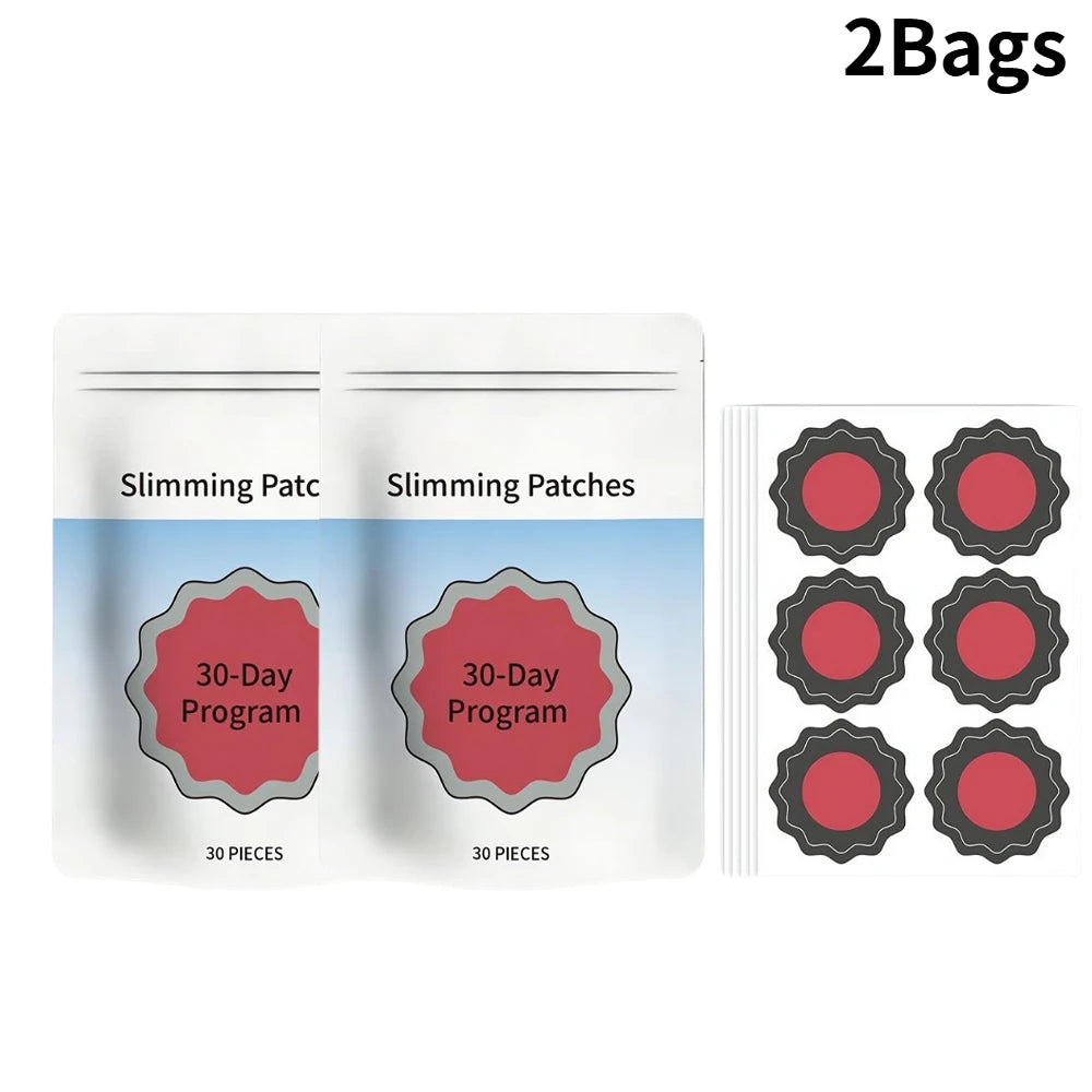 Patches | 30Stk. 1-10 Beutel Abnehmpflaster, wissenschaftliche Formel zur Appetitkontrolle, Unterstützung beim Gewichtsmanagement, Aufkleber zur Körperpflege