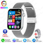 2025 Neue Sport Smartwatch Herren Full Touchscreen Herzfrequenz Bluetooth Anruf 1,9 Zoll KI-Sprache IP68 Wasserdichte Smartwatch Damen