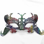 Neue Damen Hollow Lace Gesichtsmaske Maskerade Sexy Cosplay Abschlussball Party Requisiten Kostüm Maske Nachtclub Halloween Schwarze Augenmaske