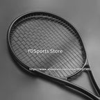 1x 27 Zoll Tennis-Racket, besaitet, Carbon-Aluminium-Legierung, Freizeit-Schläger, stoßfest, mit Tragetasche, für Erwachsene
