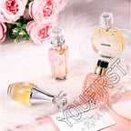 Marken-Geschenkbox 4-teiliges Set Parfüm Damen Parfum Femme 100ml Frischer natürlicher Blumenduft Spray Feminino Parfums De Mujer Originales
