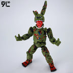 9L3D Gedruckte FNAF Freddy Fazbear's Pizza Springtrap Spielzeug Actionfiguren Anime Modell Lucky13 Dummy13 Titan13 Ornamente Geschenke