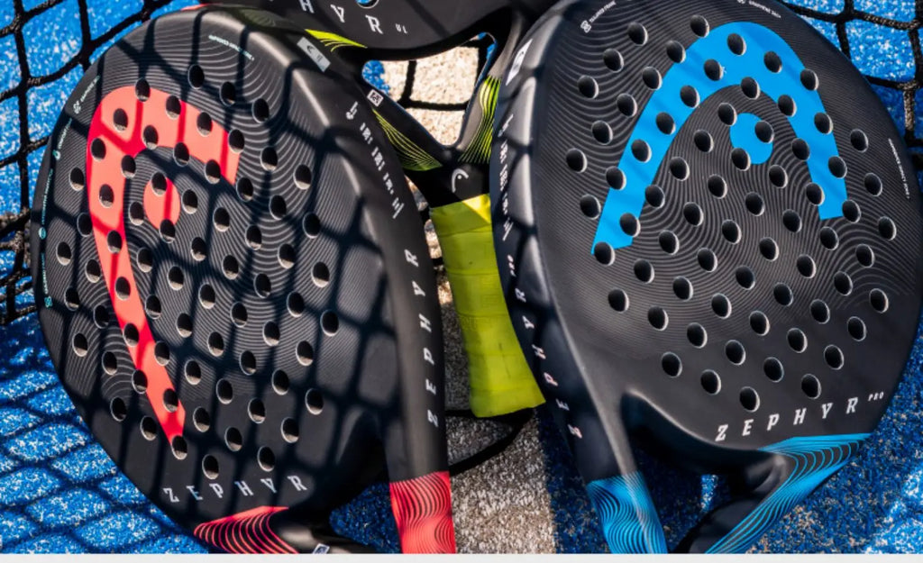 Genuine HEAD Tennis Padel Rackets ZEPHYR Series Carbon Fibre EVA Memory Flex Foam Core Padel Tennis Racquets Lightweight