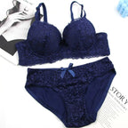 DaiNaFang Neues sexy BH-Set Push Up Unterwäsche für Damen Verstellbar Atmungsaktives Design Schweißabsorbierendes Oberteil BC Cup Dessous