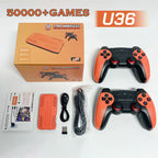U36 Game-Joystick mit über 50.000 vorinstallierten Spielen, 4K HD-Ausgabe, Retro-Spielekonsole, 3D, über 40 Emulatoren, PSP, PS1