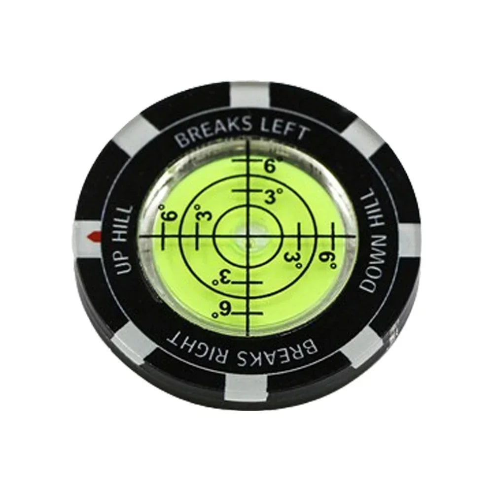 Golf Putt Ball Marker Hohe Präzision Runder Grünleser Golf Putting Hilfe Golf Slope Putting Reader 1PC JJ024