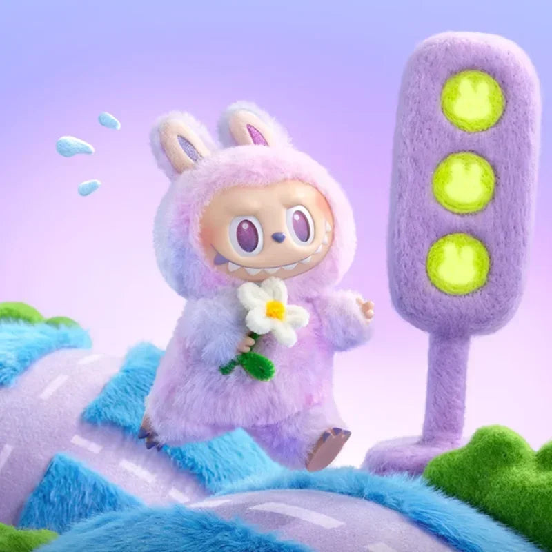 POP MART Labubu THE MONSTERS Big into Energy Serie-Vinyl Plüsch Anhänger Mystery Box Überraschungs-Tasche Spielzeug Puppe Süße Anime-Figur
