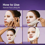 Korea Numbuzin NO.9 NAD+ BIO Skincare Set - Lifting-sil Full Face Mask, NMN BIO Time Reversing Essence, Retinol Eye Cream