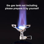 BRS Outdoor Gas Stove Mini Camping Gaskocher 25g Ultraleicht Titan Picknick Wanderkocher Überlebensofen BRS-3000T