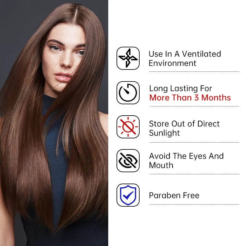 PURC 1000ml Keratin Haarglättende Glättungsbehandlung für lockiges, krauses Haar, brasilianische Keratinprodukte professionell