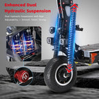 HALO KNIGHT T107Max 72V 8000W Elektroroller für Erwachsene, schnell, 120km/h, Leistungsstarker Doppelmotor, E-Scooter, Top E-Scooter