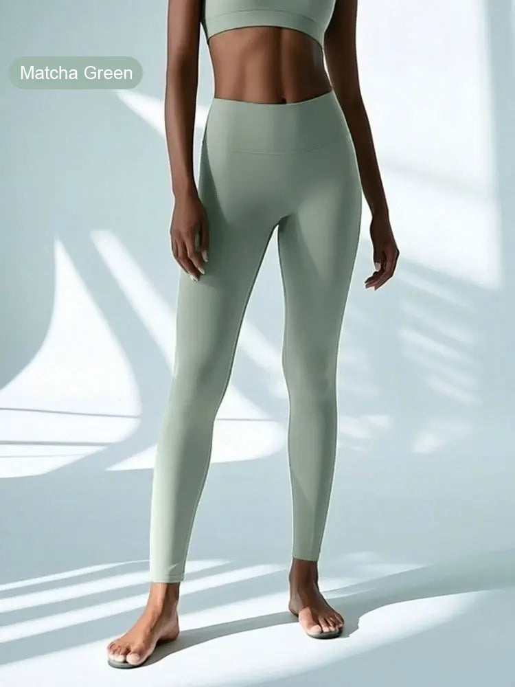 Sommerschlussverkauf High-Waist Yoga-Hose – 4-Wege-Stretch schnelltrocknende Leggings für Laufen Radfahren Fitnessstudio-Training